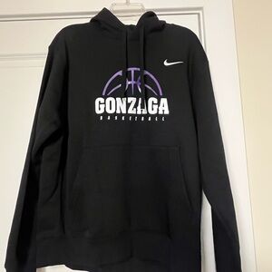 Nike Black Hoodie with Tag Detail